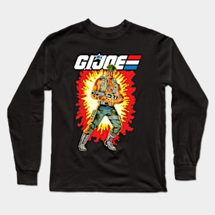 Gung Ho GI Joe toy art card Long Sleeve T-Shirt